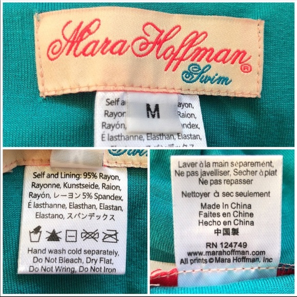 Mara Hoffman Estrada Turquoise Romper Size S&M - Picture 4 of 4